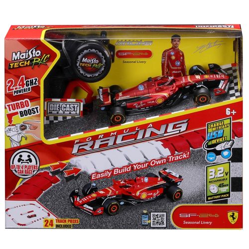 Juguete Maisito Tech Rc formula 1 vehículo carro ferrari escala 1/14 con sonido a radio control
