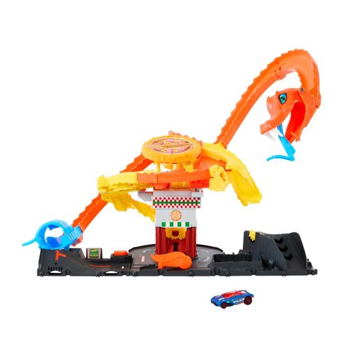 Pista Hot Wheels City Ataque De Cobra Vs Pizzeria