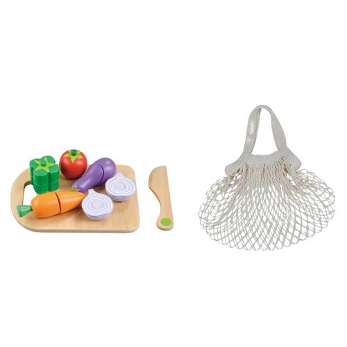Set Teamson Kids de tabla con verduras de madera