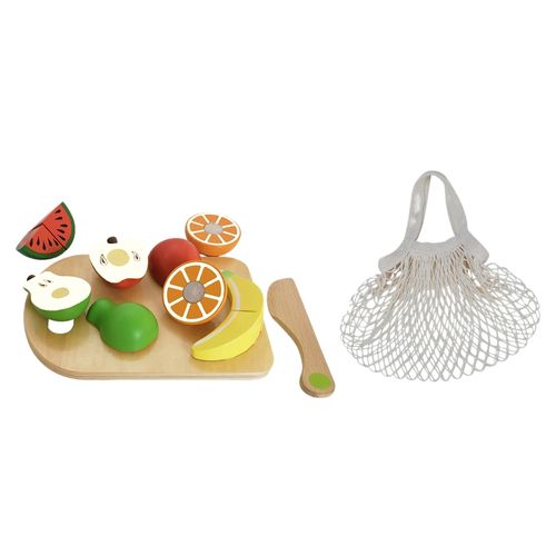 Set Teamson Kids de tabla con frutas de madera