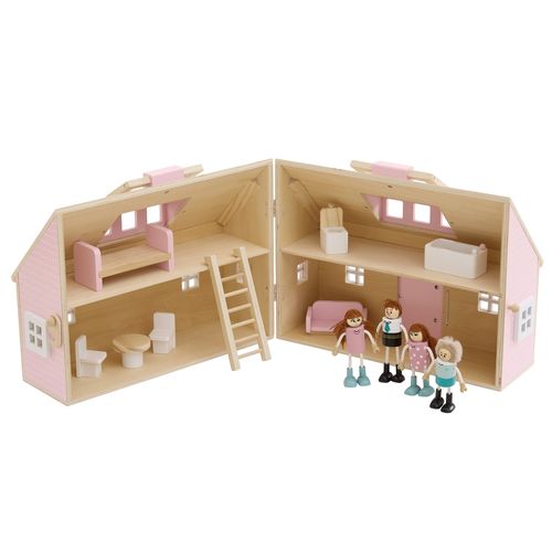 Casa Muñecas Little Cottage Madera Teamson Kids