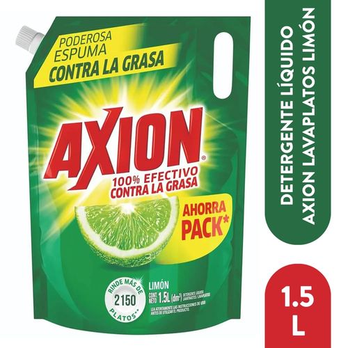 Lavaplatos Axion Liquido Doypack 1500 Ml