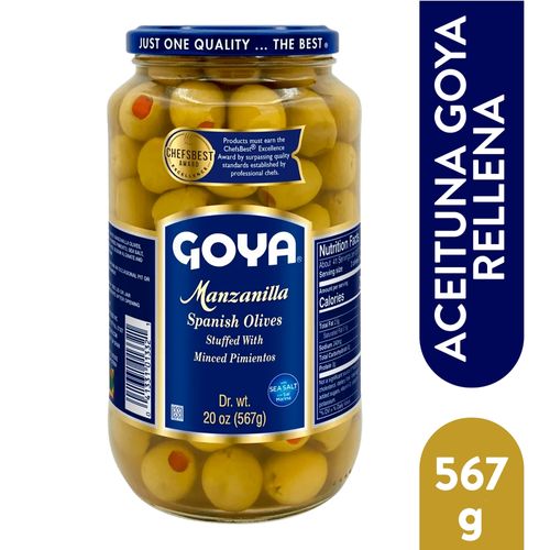 Aceituna Goya Manzanilla Rellena - 567 g