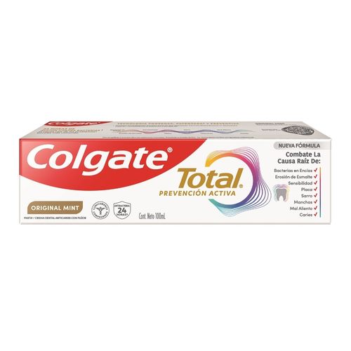 Pasta Dental Colgate Total Original Mint Prevención Activa - 100 ml