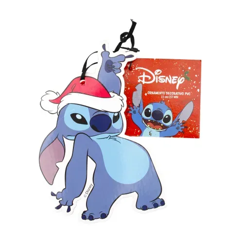 Ornamento Stitch decorativo de pvc - 15 cm