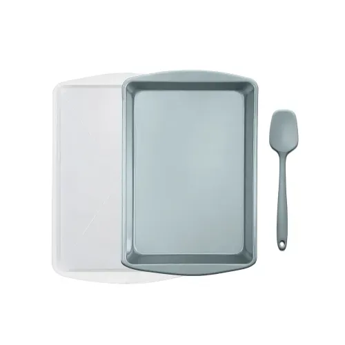 Set Molde Metálico para Horneado con Tapa Mainstays