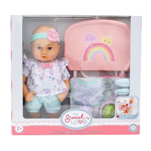 Muñeca My Sweet Love Bebe Hora De Refaccion - 13 pulgadas