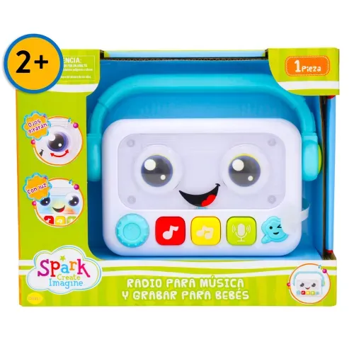 Radio Spark Create Imagine Música y Graba Para Bebés
