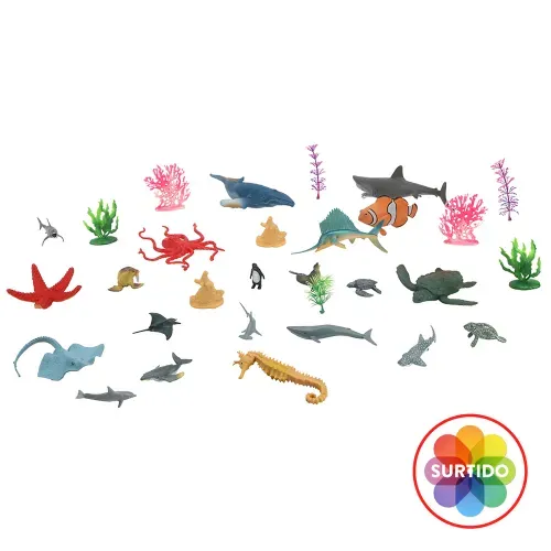 Bote Adventure Force animales de la granja surtidos - 30 Pzas