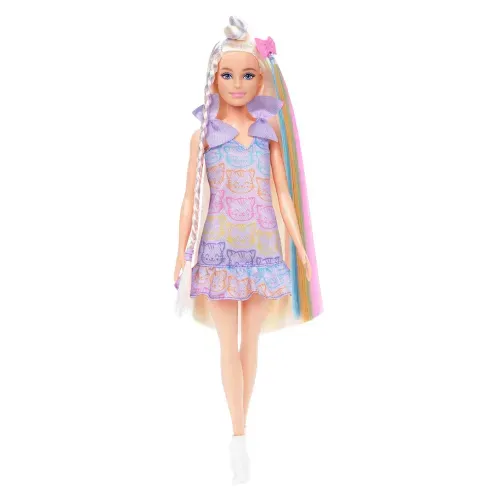 Muñeca Barbie Cabello Largo Cambio De Look