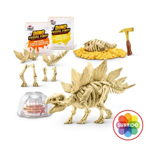 Robo Alive Dino Fossil Aventuras Ambar