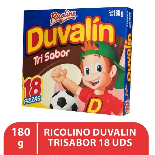 Ricolino Duvalin Trisabor 18un 180gr