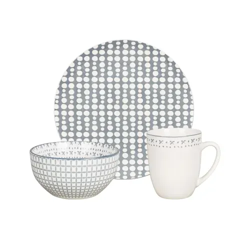 Set De Vajilla De Porcelana Mainstays 12Pz