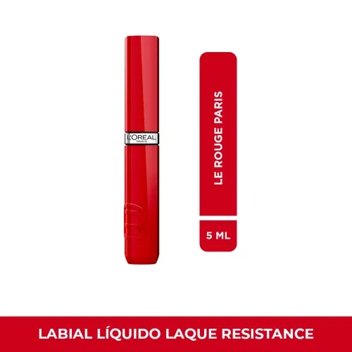 Labial Líquido L'Oreal Infallible Laque Resistance Le Rouge Paris 5ml