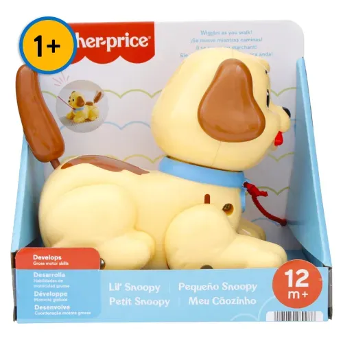 Perrito de juguete Fisher - Price pequeño snoopy con movimiento y sonido