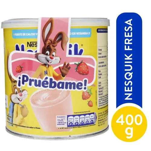 Nesquik Bebida En Polvo Fresa 400g