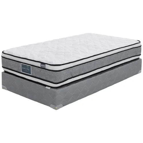 Cama King Koil soportek individual con base acolchonada