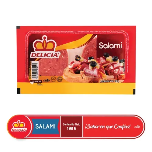 Salami Delicia Paquete - 198 g