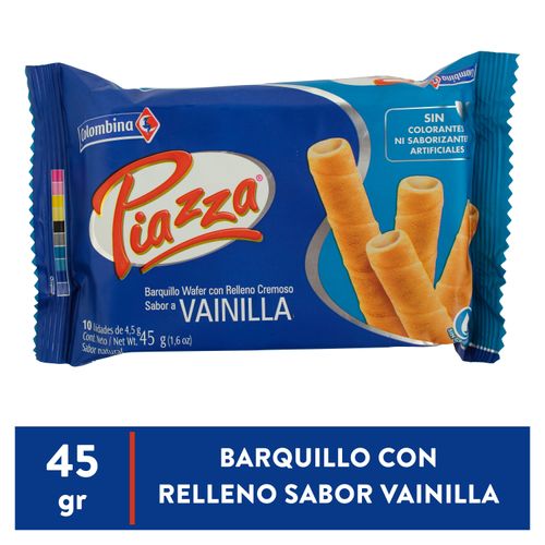 Piazza Vainilla Bandeja Colombina 45g