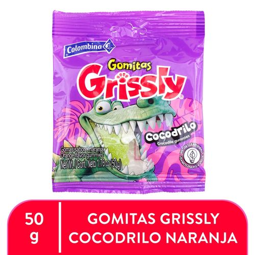 Gomita Grissly Cocodrilo Colombina 50g