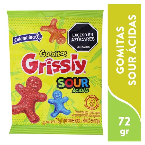 Gomita Grissly Suor Colombina 72g