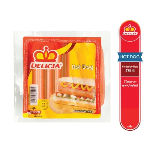 Hot Dog Delicia Paquete - 500 g