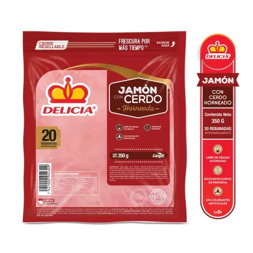 Jamón Delicia Cerdo Horneado - 350 g