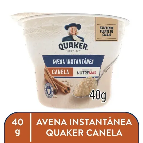 Avena Quaker Instantánea Sabor Canela - 40 g