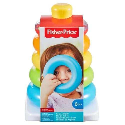 Juguete Fisher Price pirámide de argolla