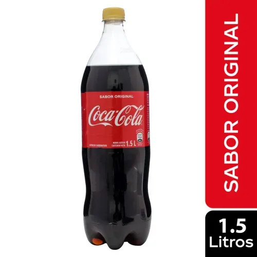 Bebida gaseosa Coca Cola original - 1.5 L