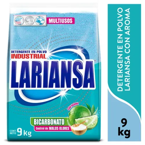 Detergente Polvo Lariansa Con Aroma - 9 kg