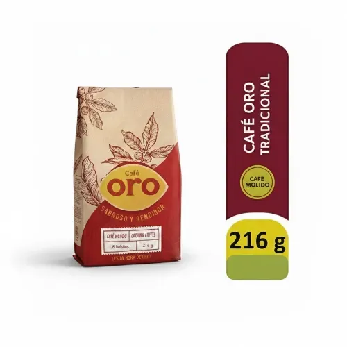 Cafe Oro Molido Torrefacto - 216 g