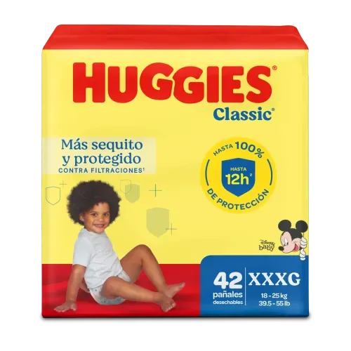 Pañales Huggies Classic Etapa 6/XXXG - 42 Unidades