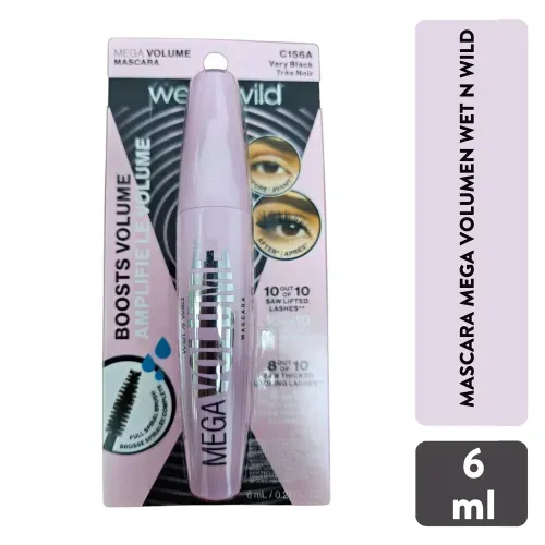 Accesorios Cosméticos Wet And Wild Mascara Mega Volumen Wet n Wild 6 ml