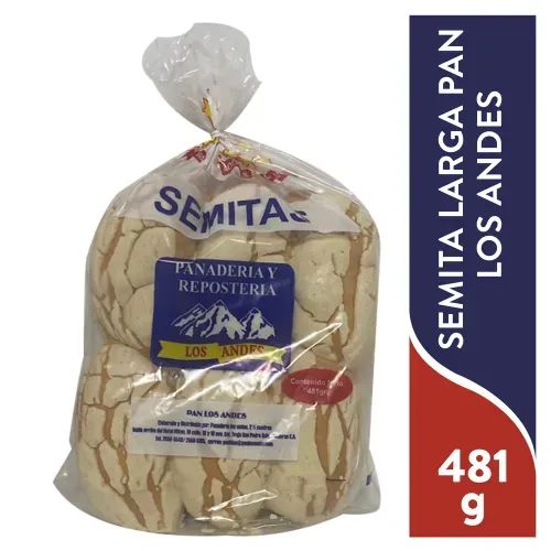 Semita Larga Pan  Los Andes 12und  481gr