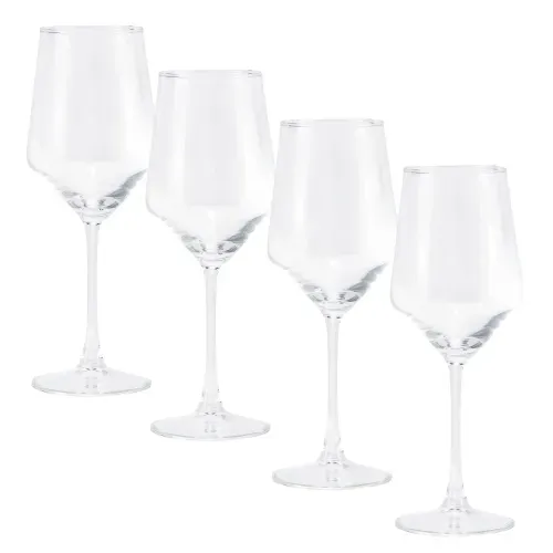 Ht Set De 4 Copas De Vidrio Vino 470ml