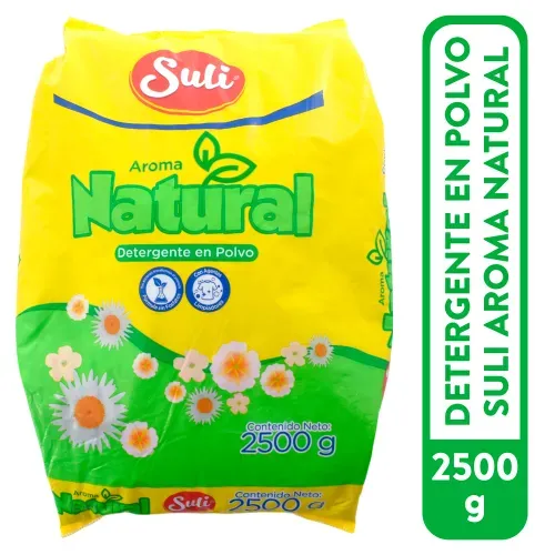 Detergente En Polvo Suli Natural 2500gr
