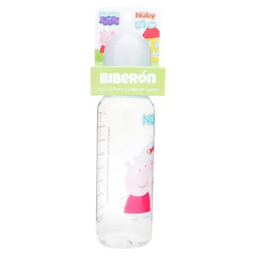 Biberon Mamila Nuby 9oz Peppa Pig