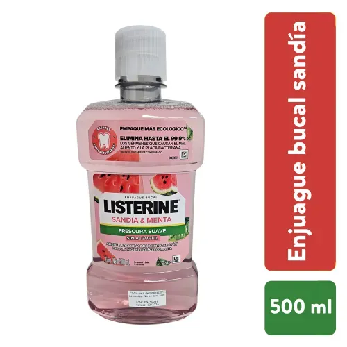 Listerine Sandia 12x500ml Exp