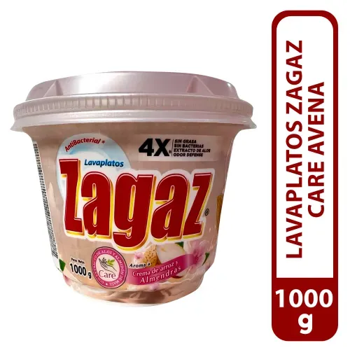 Lavaplato Zagaz Car Avena Almendr 1000gr
