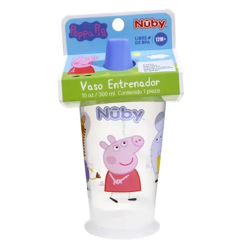 Vaso Flujo Libr Nuby 10oz Peppa Pig