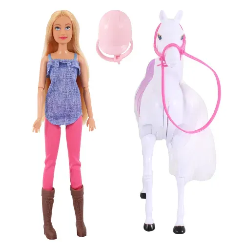 Muñeca Brittany con caballo