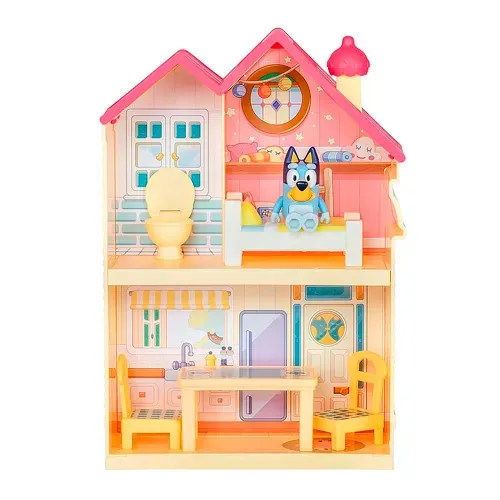 Juguete Bluey mini casa con accesorios