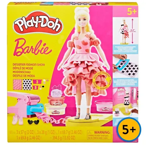 Set de plastilina Play Doh barbie desfile de moda