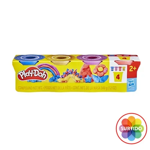 Pack de plastilina Play Doh especial surtido - 4 Uds