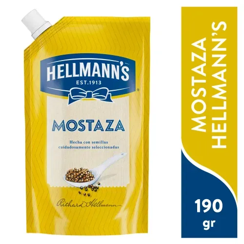 Mostaza Hellmanns Original en Doy Pack - 190 g