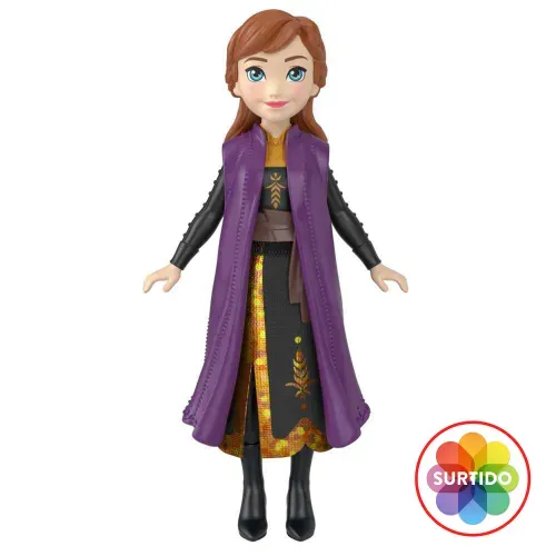 Muñeca Disney frozen mini anna o elsa - 9 cm