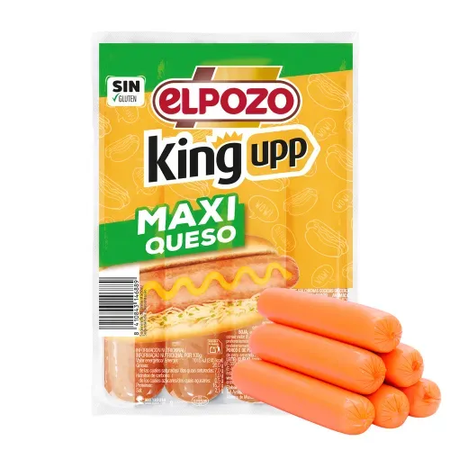 Salchicha Maxi Con Queso El Pozo 330 Gr