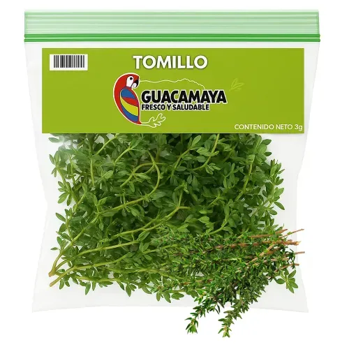 Tomillo Guacamaya Bolsa 3 Gr