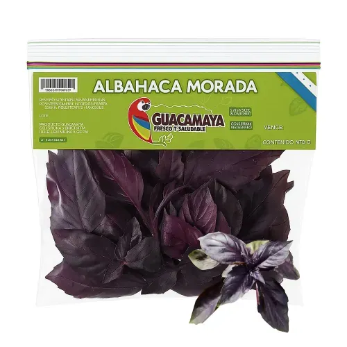 Albahaca Morada Guacamaya Bolsa 30 Gr